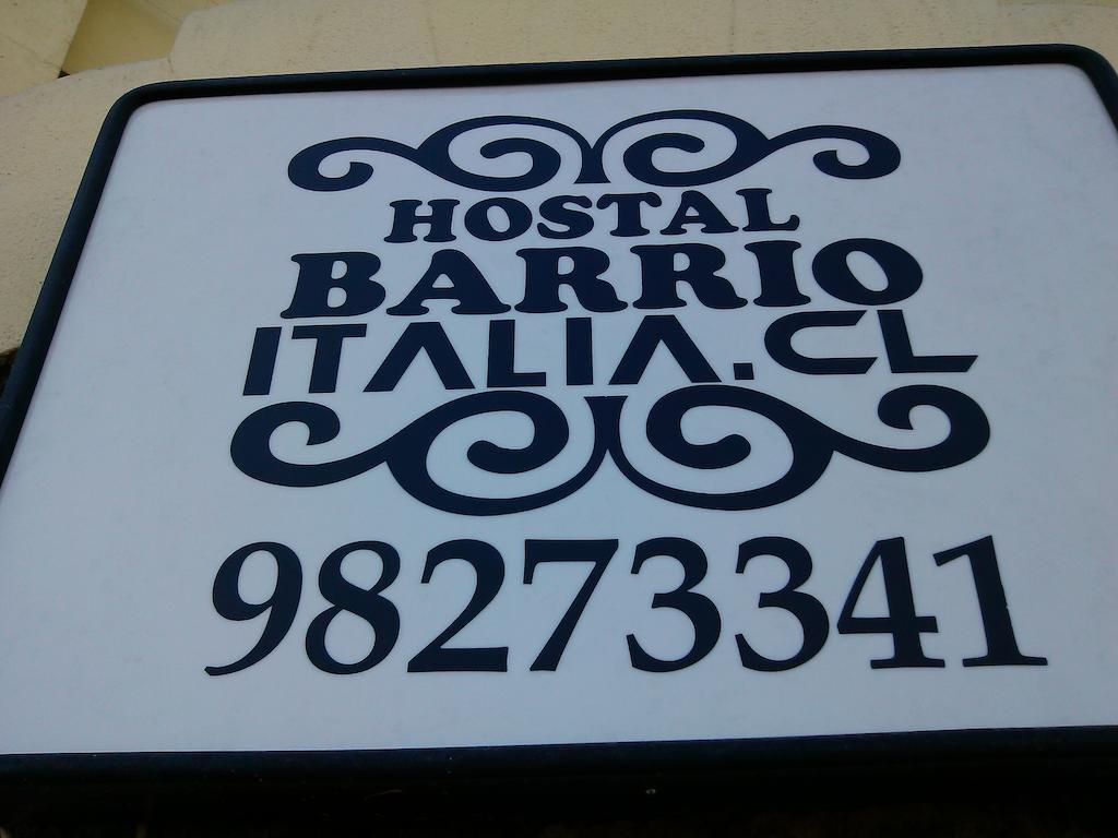 סנטיאגו Hostal Barrio Italia מראה חיצוני תמונה