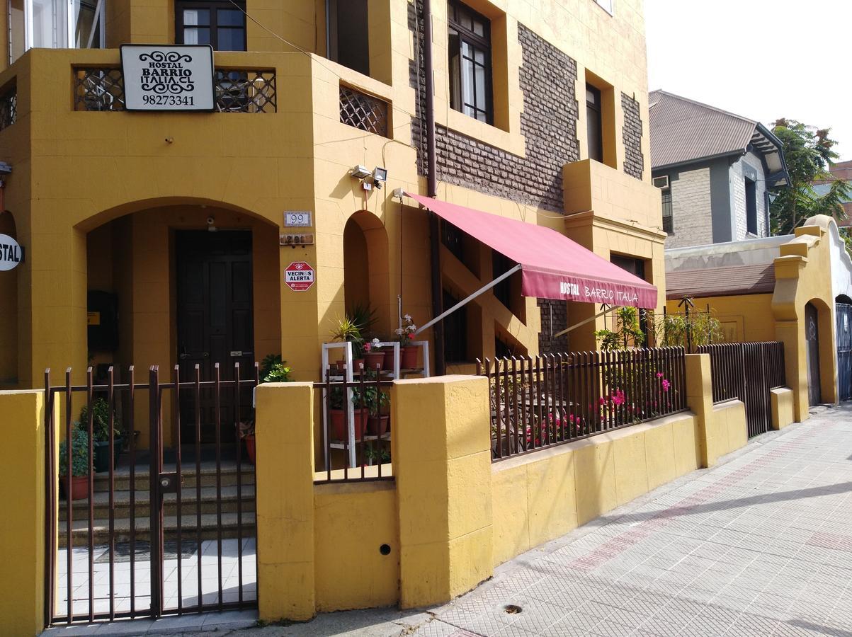 סנטיאגו Hostal Barrio Italia מראה חיצוני תמונה